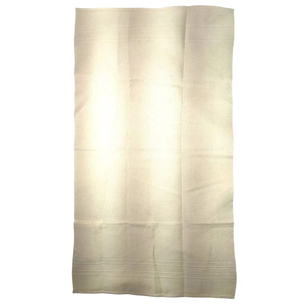 3 Vintage Tea Towels Linen Cotton Plain Undecorated 1940s READ Cottagecore